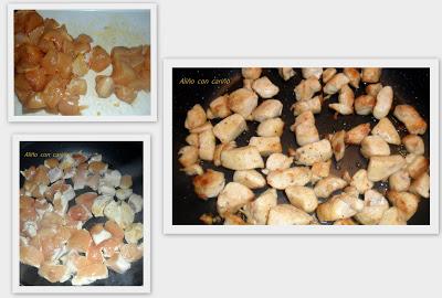 ENSALADA DE ARROZ, POLLO, PIÑA Y MANZANA