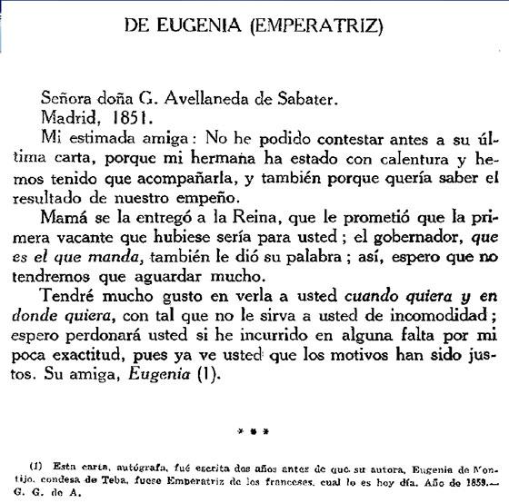 CARTAS DESDE PALACIO (III)