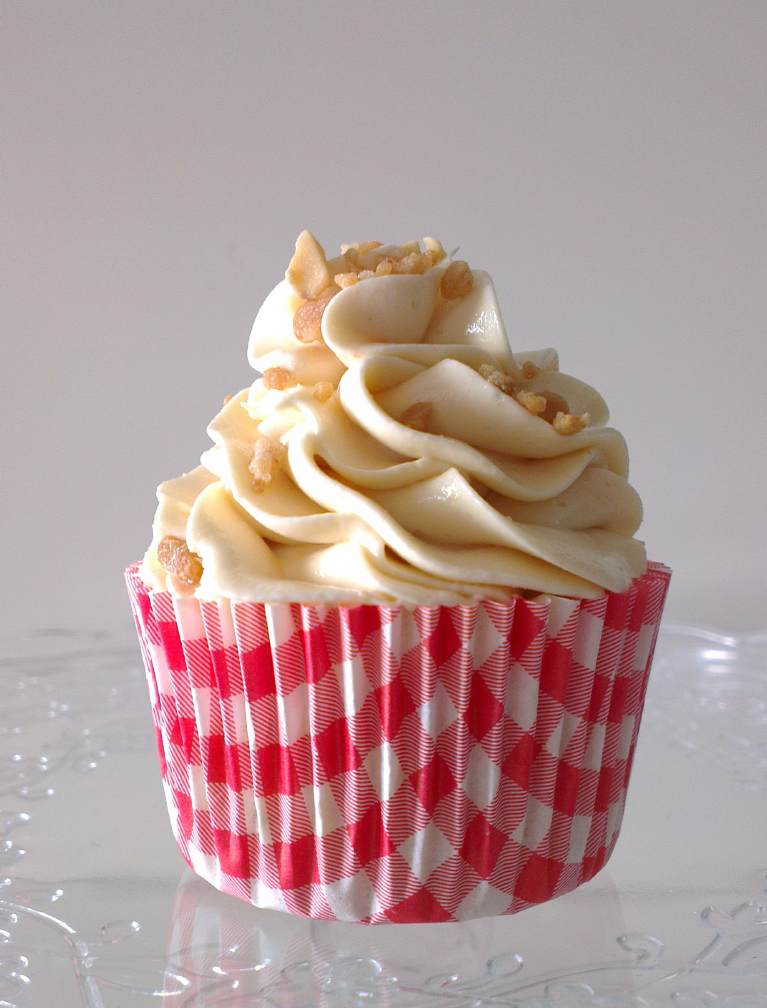 ♥ Cupcakes de crema de cacahuete Nº 19 del reto!!