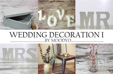 Decoración boda rústica vintage Mes Voyages à Paris blog