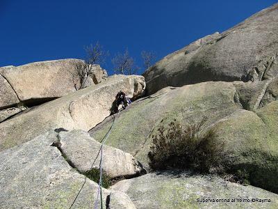 Via Súper Valentina IV+ El Yelmo, La Pedriza 11-5-13