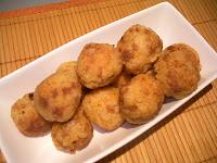 BOLITAS DE ARROZ, CHORIZO Y QUESO