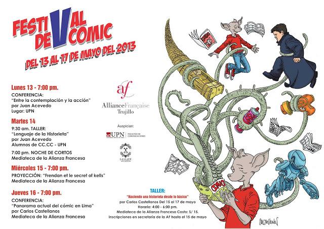 V Festival del Comic en Trujillo, del 13 al 17 de mayo.