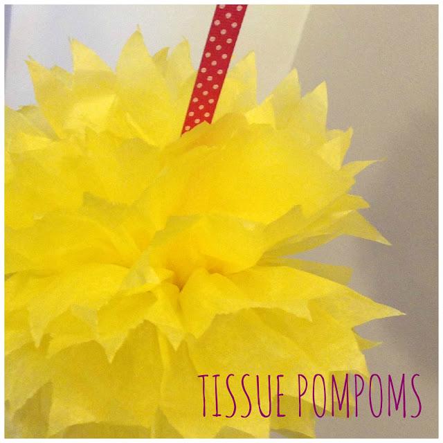 tissue pompoms