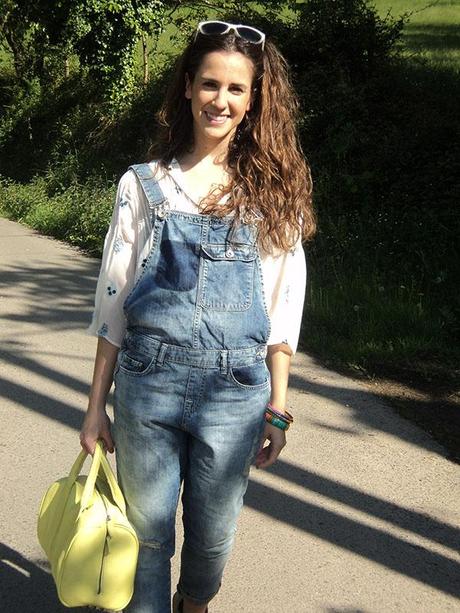 Denim overall peto vaquero