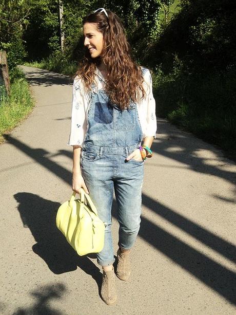 Denim overall dungarees