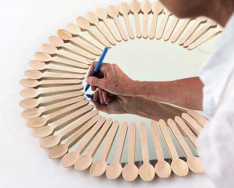 DIY- marco de espejo cucharas, manualidades, homepersonalshopper DIY- marco de espejo cucharas, manualidades, homepersonalshopper