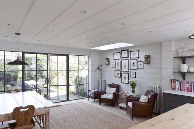 Un rincón de lectura en la cocina-comedor (o viceversa)