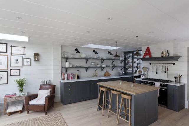 Un rincón de lectura en la cocina-comedor (o viceversa)