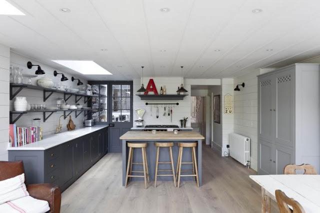 Un rincón de lectura en la cocina-comedor (o viceversa)