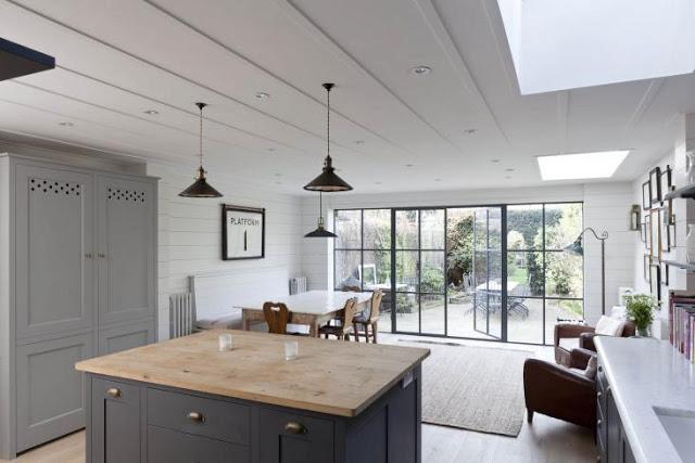 Un rincón de lectura en la cocina-comedor (o viceversa)