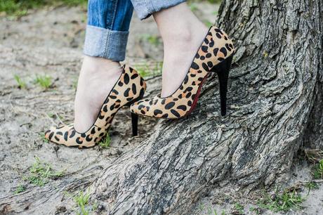 Crop Top Trend And Animal Print Heels