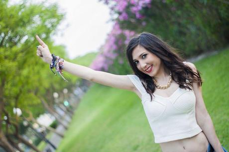 Crop Top Trend And Animal Print Heels