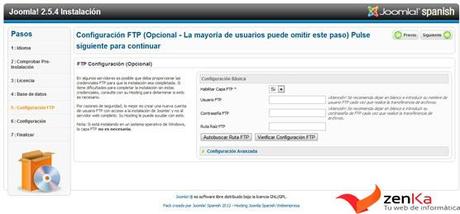 Configuracion ftp
