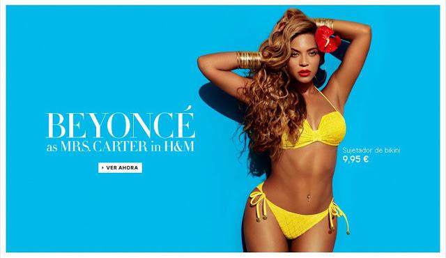 a la deriva Resbaladizo Rectángulo Bañadores H&M de la mano de Beyonce. - Paperblog