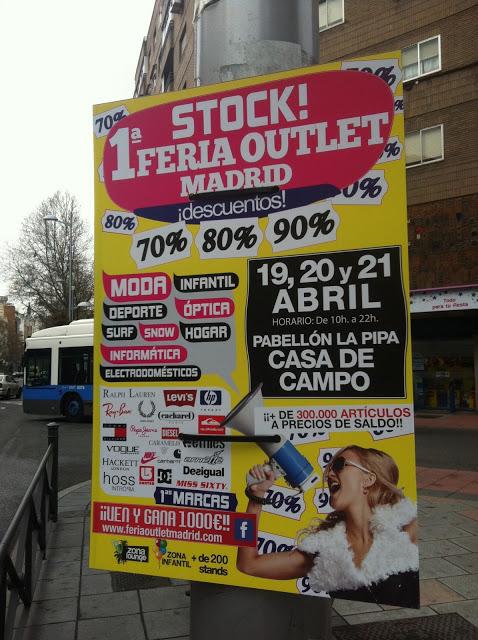 Plan para este finde en MAdrid.- Feria Outlet