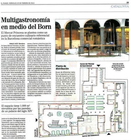 BARCELONA...UN PALACIO DEL SIGLO XIX , EN EL BORN...,HOY INAUGURAN EL MERCAT PRINCESA...15-05-2013...