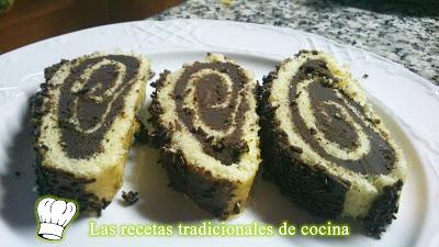 Brazo de Gitano de chocoloate