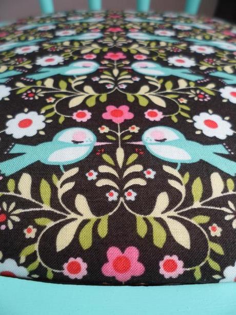 ANTES Y DESPUÉS: UNA SILLA TURQUESA ANTES Y DESPUÉS: UNA SILLA TURQUESA