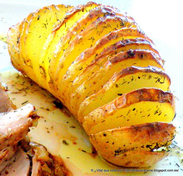 Patatas Hasselback