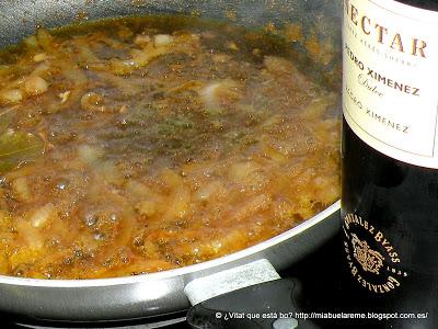 Caballas en escabeche