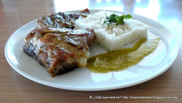 Costillar al horno