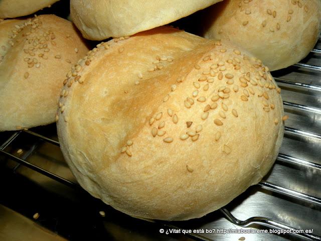 Panecillos para hamburguesas