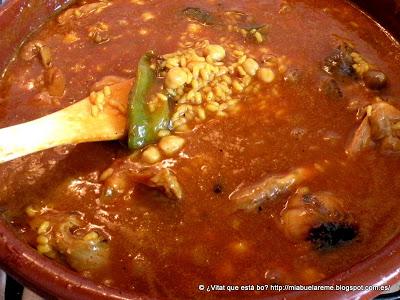 Arroz meloso con conejo