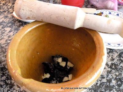 Arroz meloso con conejo