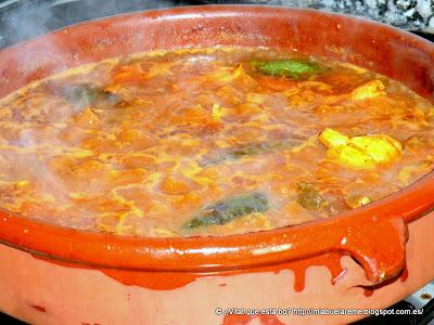 Arroz meloso con conejo