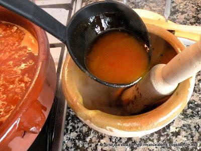 Arroz meloso con conejo