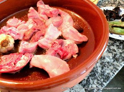 Arroz meloso con conejo