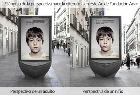 Ángulo-de-perspectiva-en-Ad-de-Fundación-Anar-permite-ver-2-mensajes-Para-adulto-y-para-niño