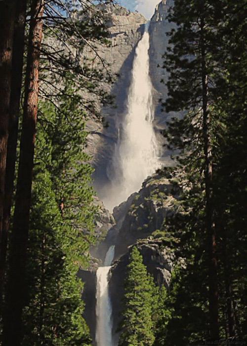 Yosemite Falls, yosemite, california cascada