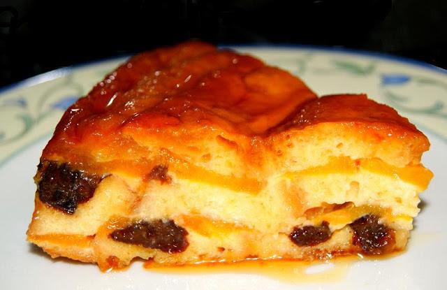 Tarta de Melocoton y Ciruelas pasas