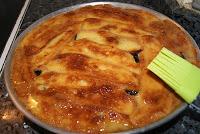 Tarta de Melocoton y Ciruelas pasas