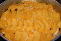 Tarta de Melocoton y Ciruelas pasas