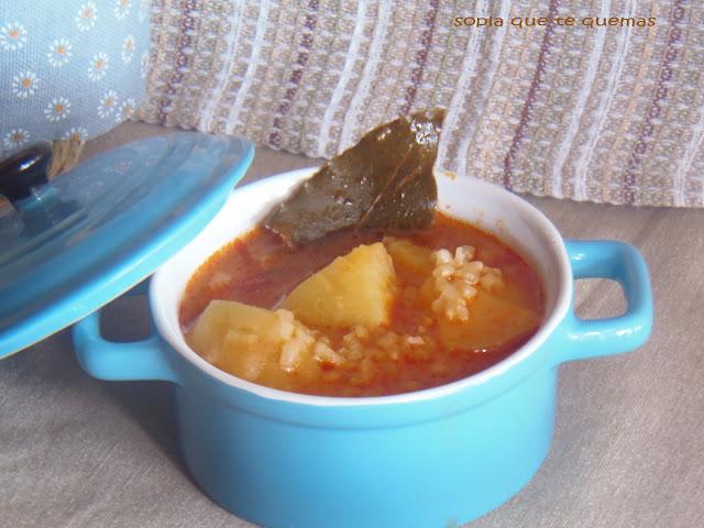 GUISO DE PATATAS CON ARROZ