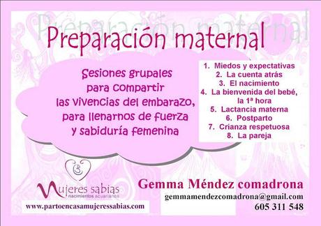 Preparacion maternal con Mujeres Sabias.