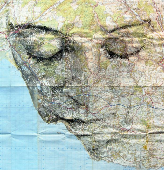 Ed Fairburn – Retratos ocultos en mapas