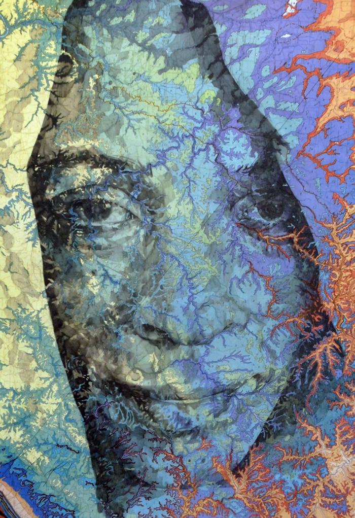 Ed Fairburn – Retratos ocultos en mapas