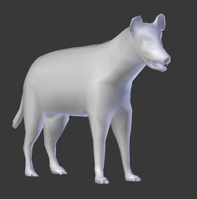 Nuevos modelos 3D: hiena cavernaria y lince.