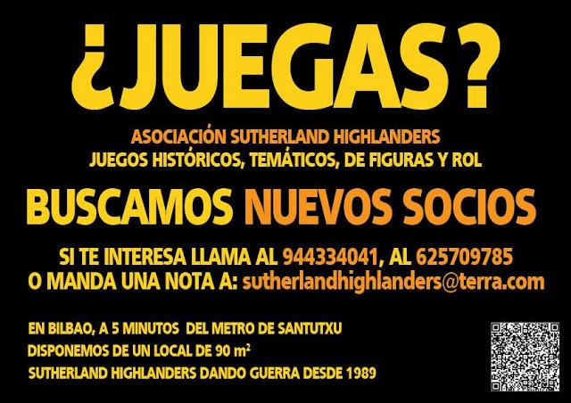 Sutherland Higlanders busca socios
