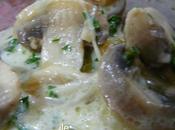 Champiñons gratinados torta Casar