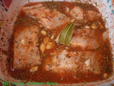 BOQUERONES EN ADOBO (COMO PREPARAR ADOBO DE VINAGRE Y DE LIMON PARA PESCADOS)