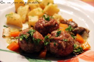 Albóndigas con verduritas