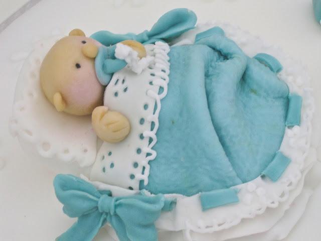 TARTA DECORADA RECIÉN NACIDO