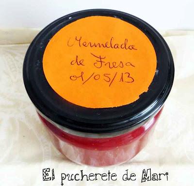 TARTA RÁPIDA DE FRESAS y de paso mermelada de fresas