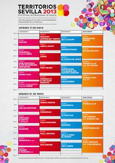 Horarios del festival Territorios Sevilla 2013