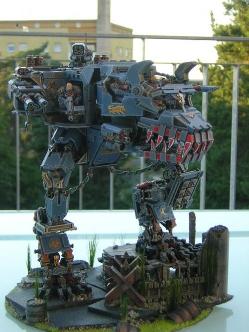 Warhound de scratch de los Lobos espaciales